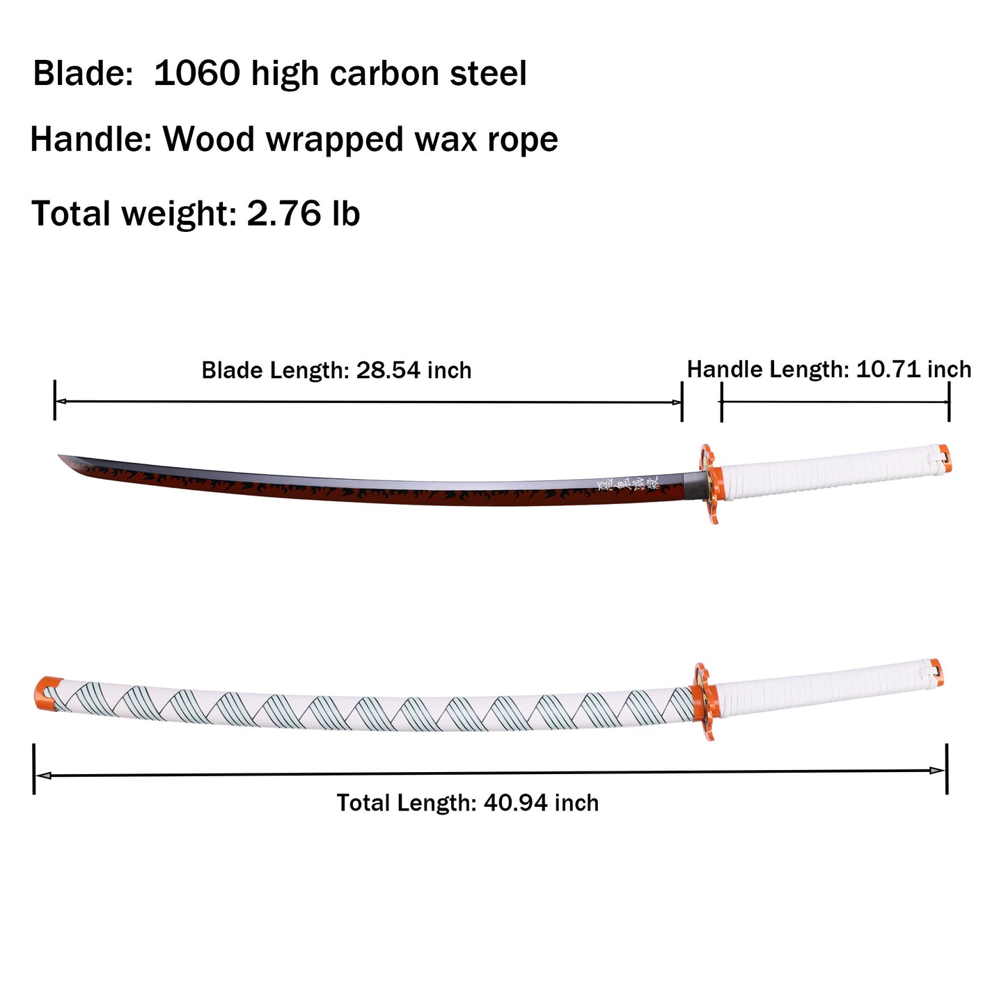Demon Slayer Kyojuro Rengoku Nichirin Sword