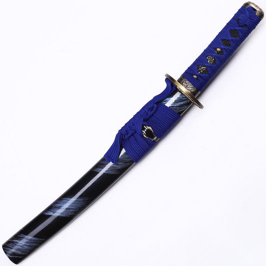 Blue Handle & Black Pattern Tanto