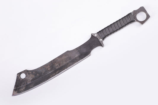 Tactical Overbuilt Knife side profile - thick spine overbuilt blade