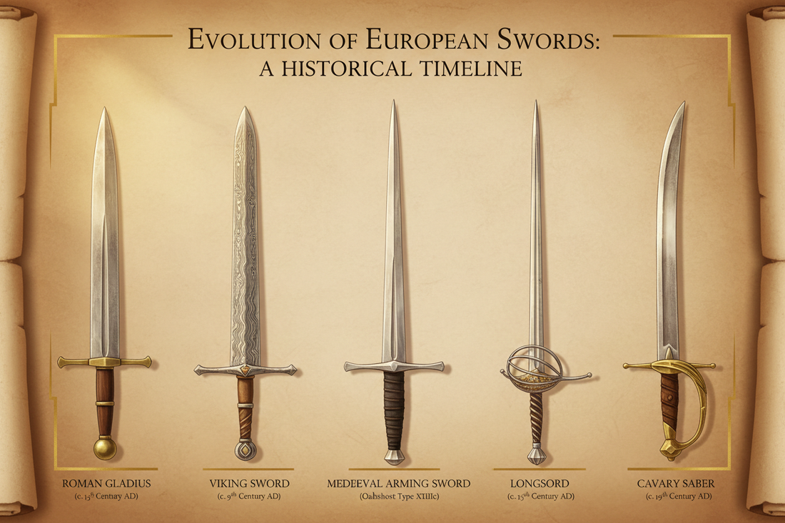 The history of European swords