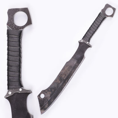 Tactical Overbuilt Knife- full  view  