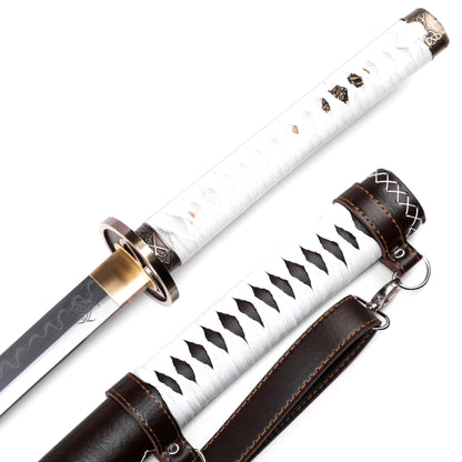 Game Replica White Handle Samurai Katana