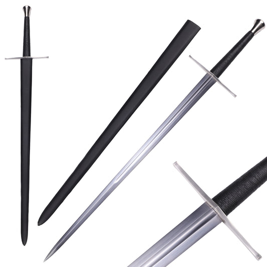 Main image: 44.3 "Medieval King Arthur Sword with Wooden Sheath - Overview