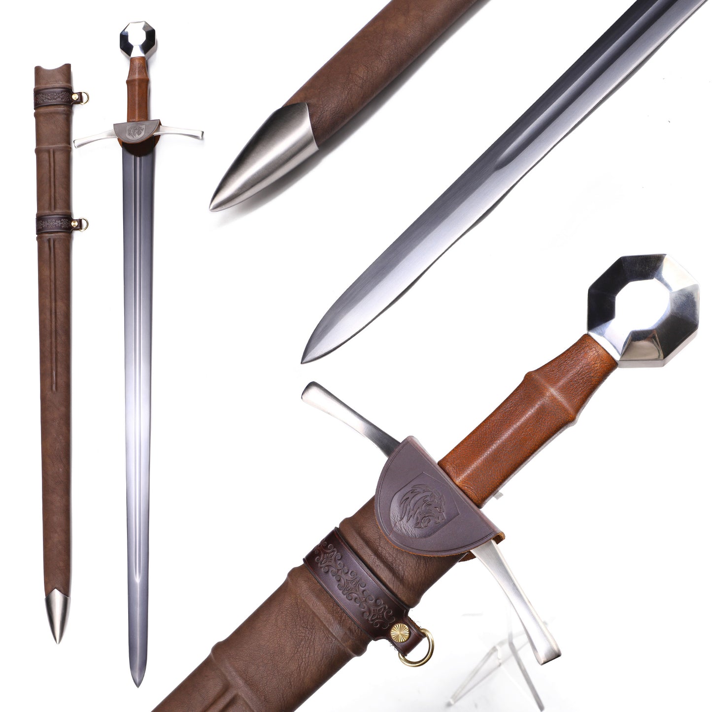 Main image: Medieval Western Sword - panoramic display