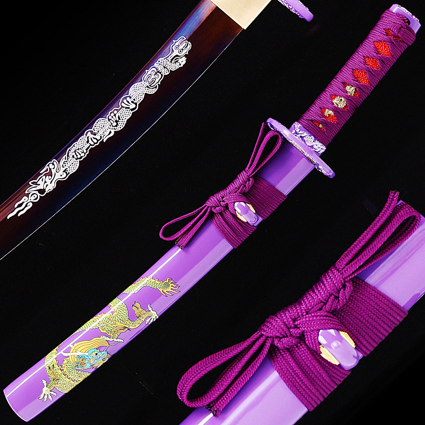 Purple Handle & Saya Tanto