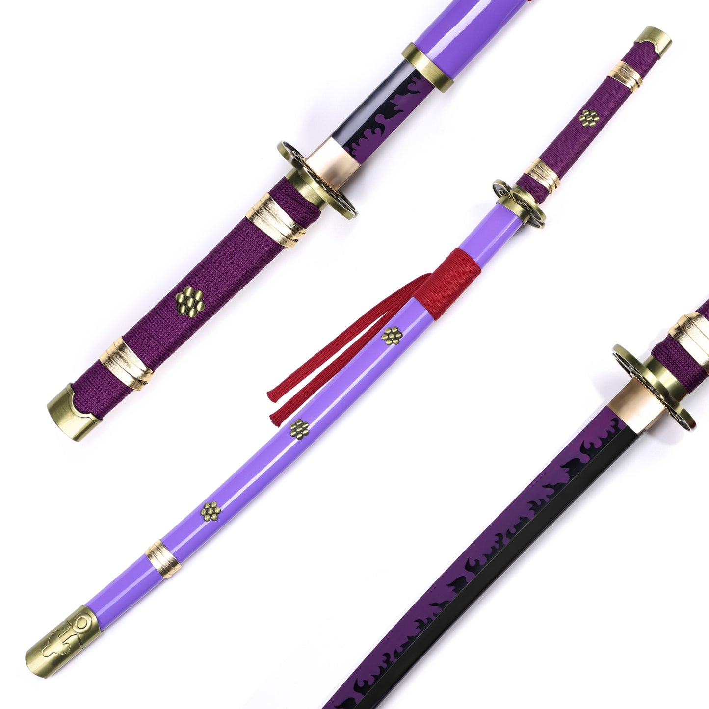 One Piece Roronoa Zoro Enma sword full length view - anime replica katana
