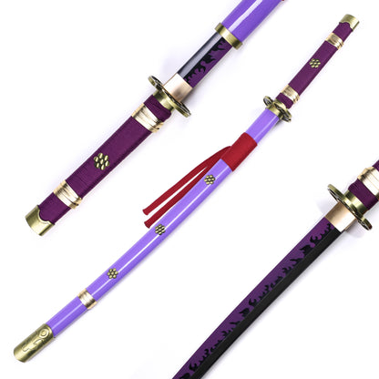 One Piece Roronoa Zoro Enma sword full length view - anime replica katana