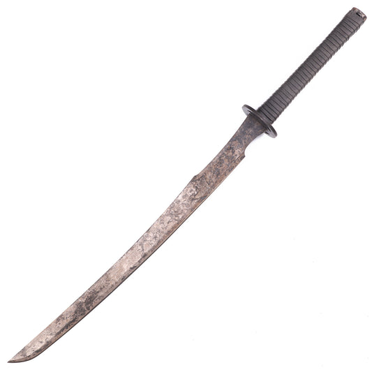 Side view: Katana sword - front and side display