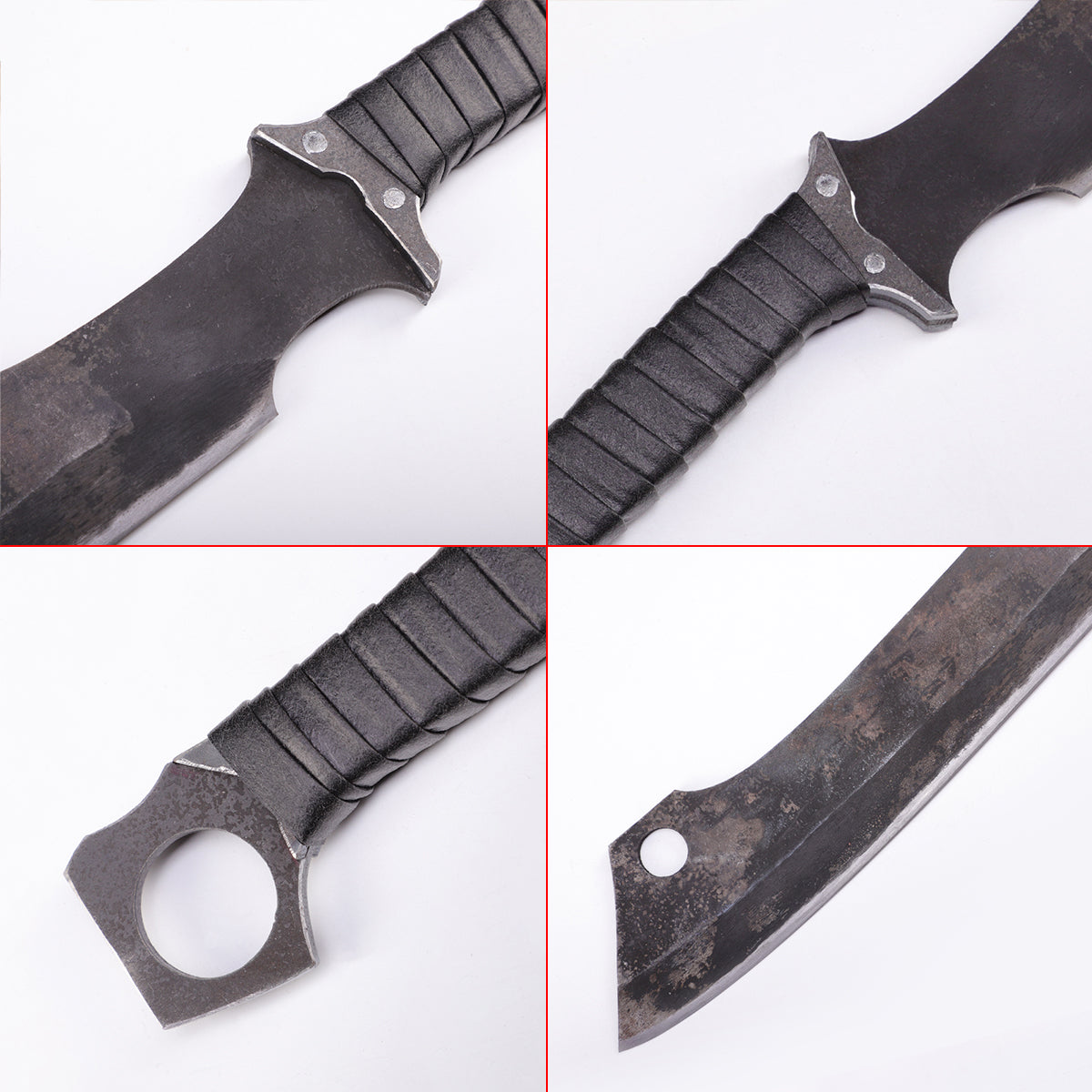 Tactical Overbuilt Knife-detail drawing