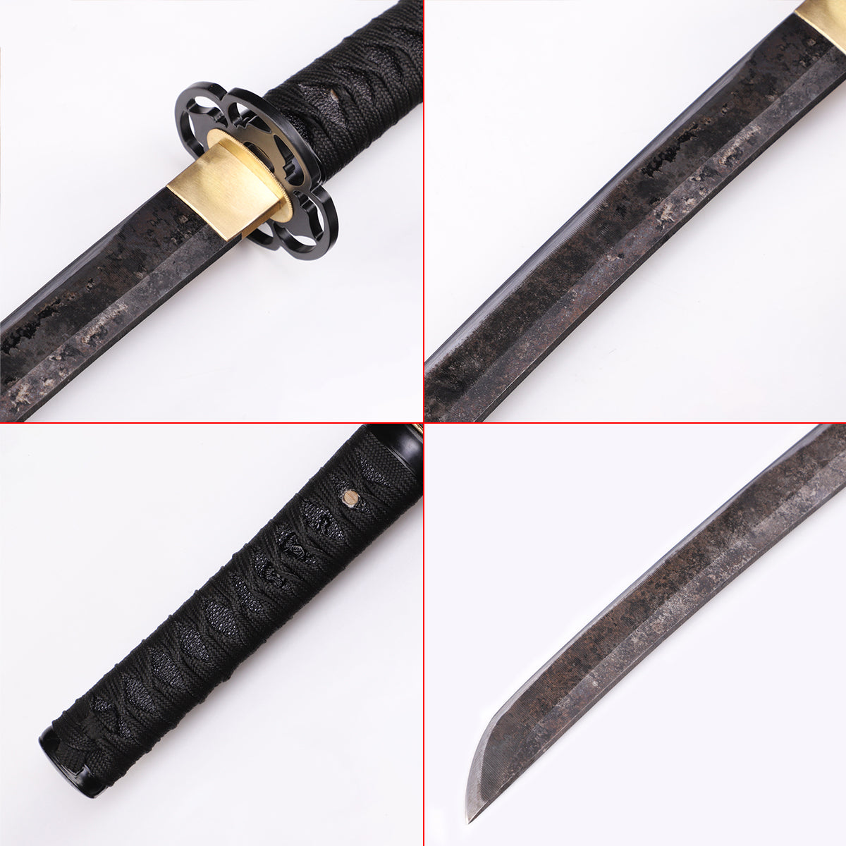 handmade Japanese katana - detail drawing