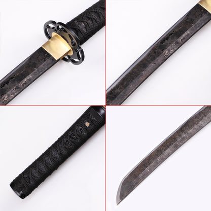 handmade Japanese katana - detail drawing