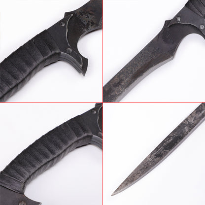Crazy Shark tactical sword tip detail - precision poin