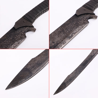 Tactical Shark Sword tip detail - precision forged aggressive point