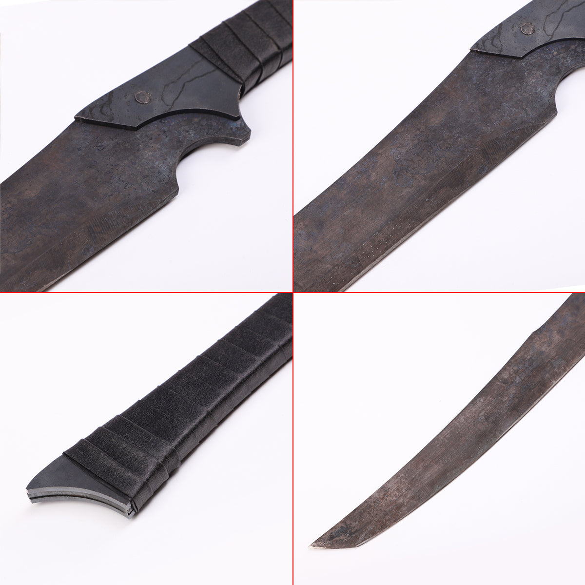 Tactical Long Sword tip detail - precision forged tapered point