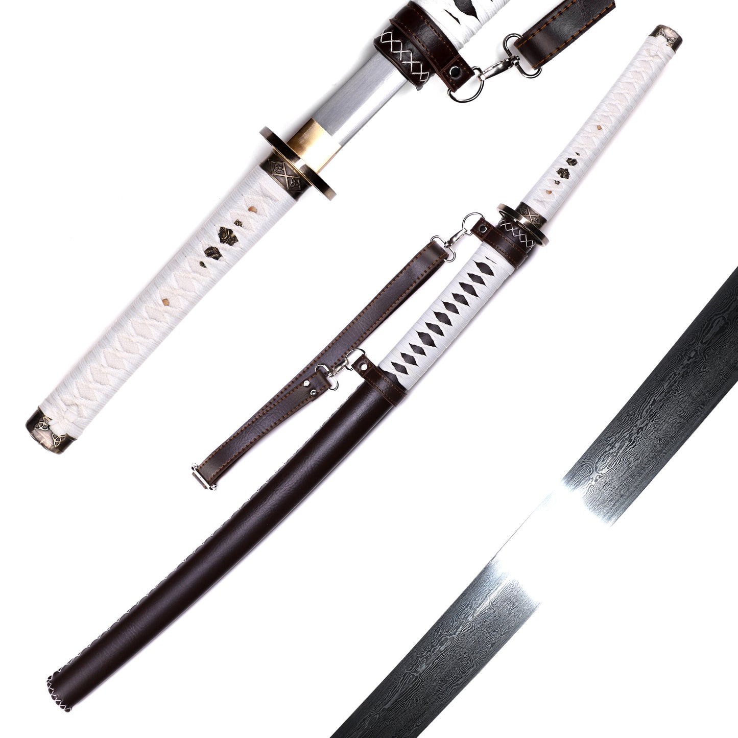 "The Walking Dead" character Mijiong, the Saber Lady, wields a patterned steel samurai sword