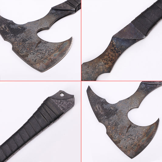 Tactical Axe spike detail - rear spike for multi-purpose tactical use