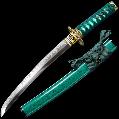 Green Saya & Handle Tanto