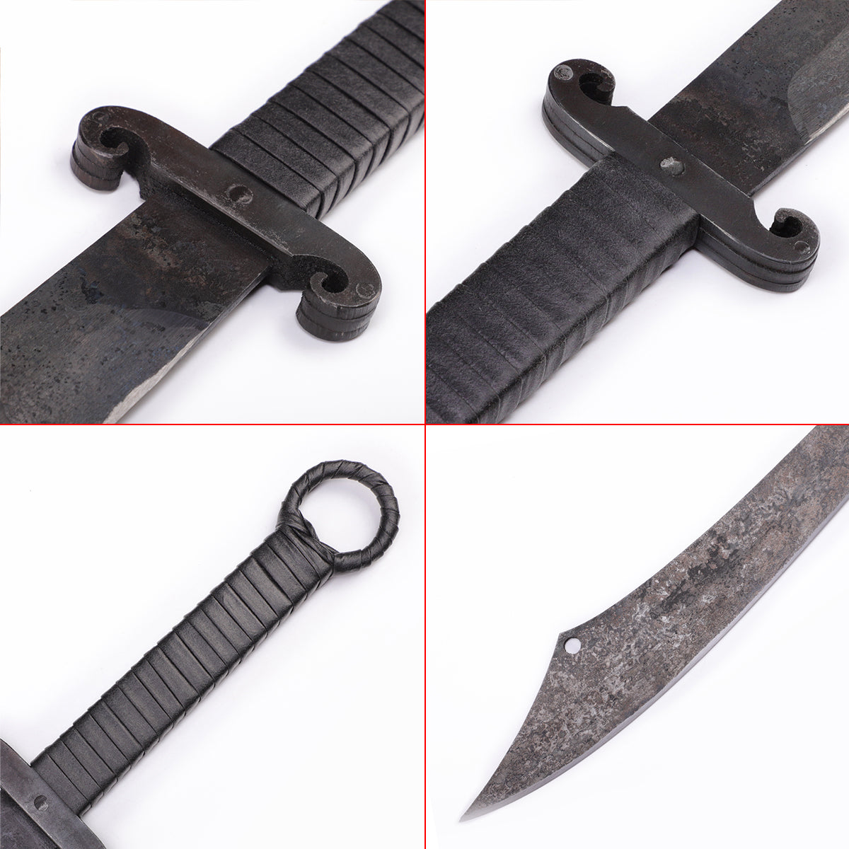 Huan Shou Dao detail drawing - blade and ring pommel showcas