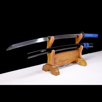 Blue Handle & Black Saya Samurai Katana
