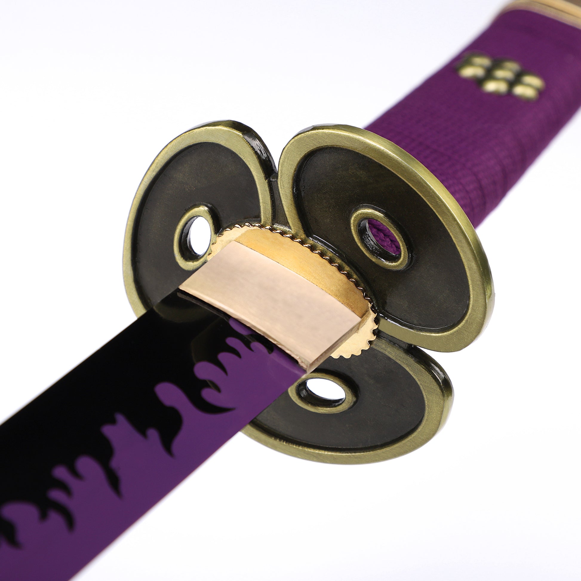 Zoro Enma sword tsuba close-up - One Piece Enma hand guard detail