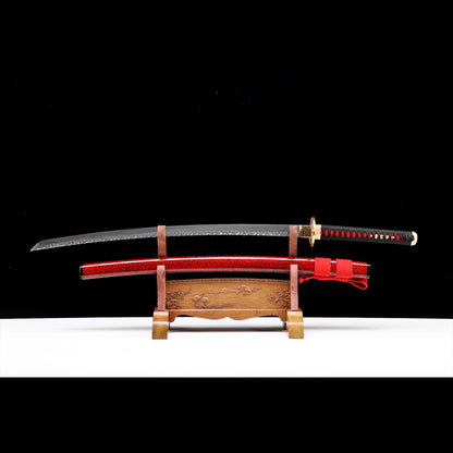 Red Saya & Gold Dragon Samurai Katan