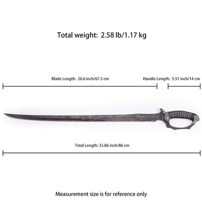 Night Guard Saber - Size chart