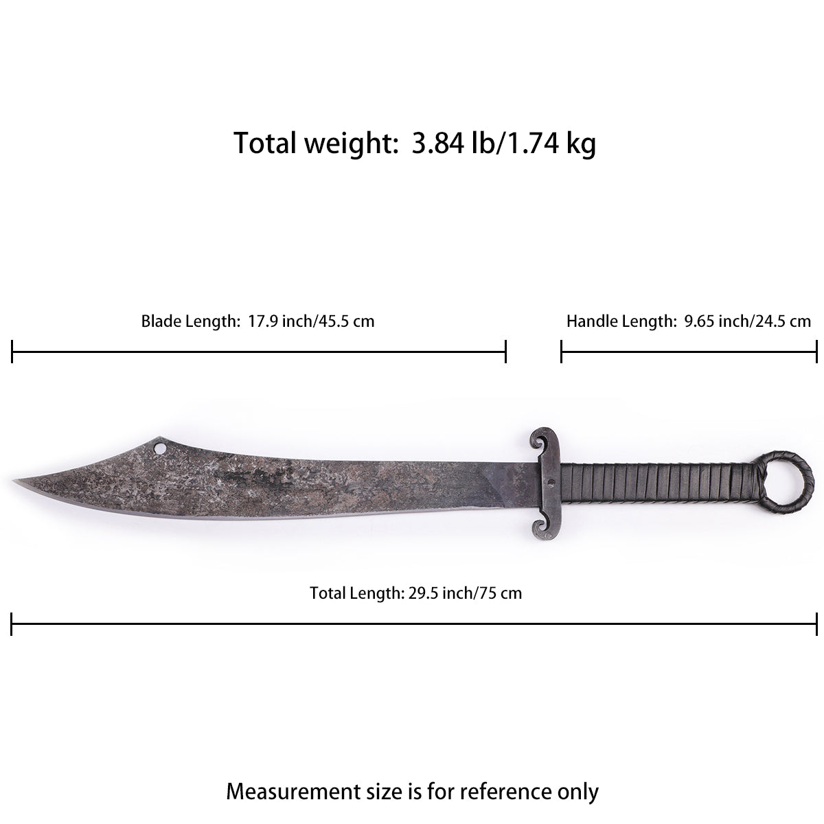 Huan Shou Dao Size chart