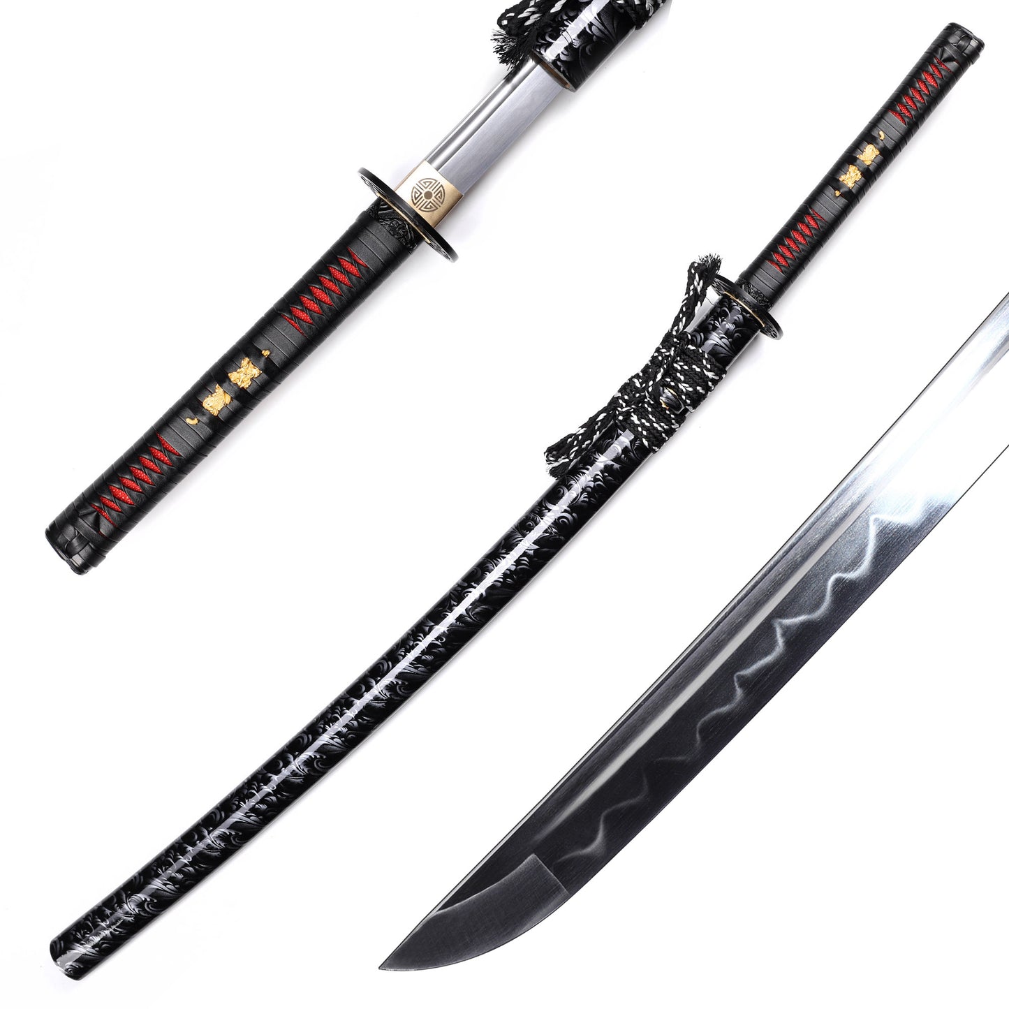 Black & Red Samurai Katana