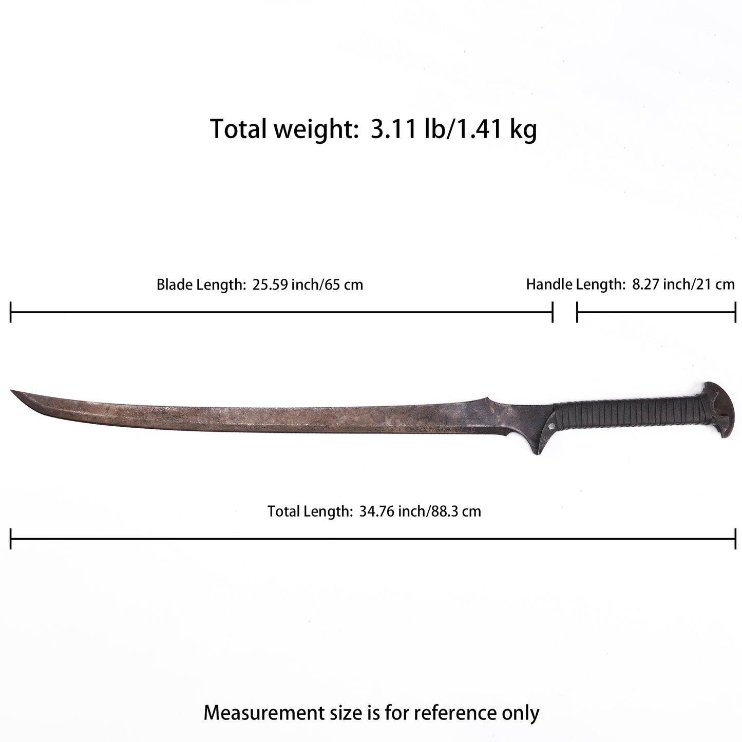 Dimensional drawing: Elven King Tactical Knife - Dimensional annotation