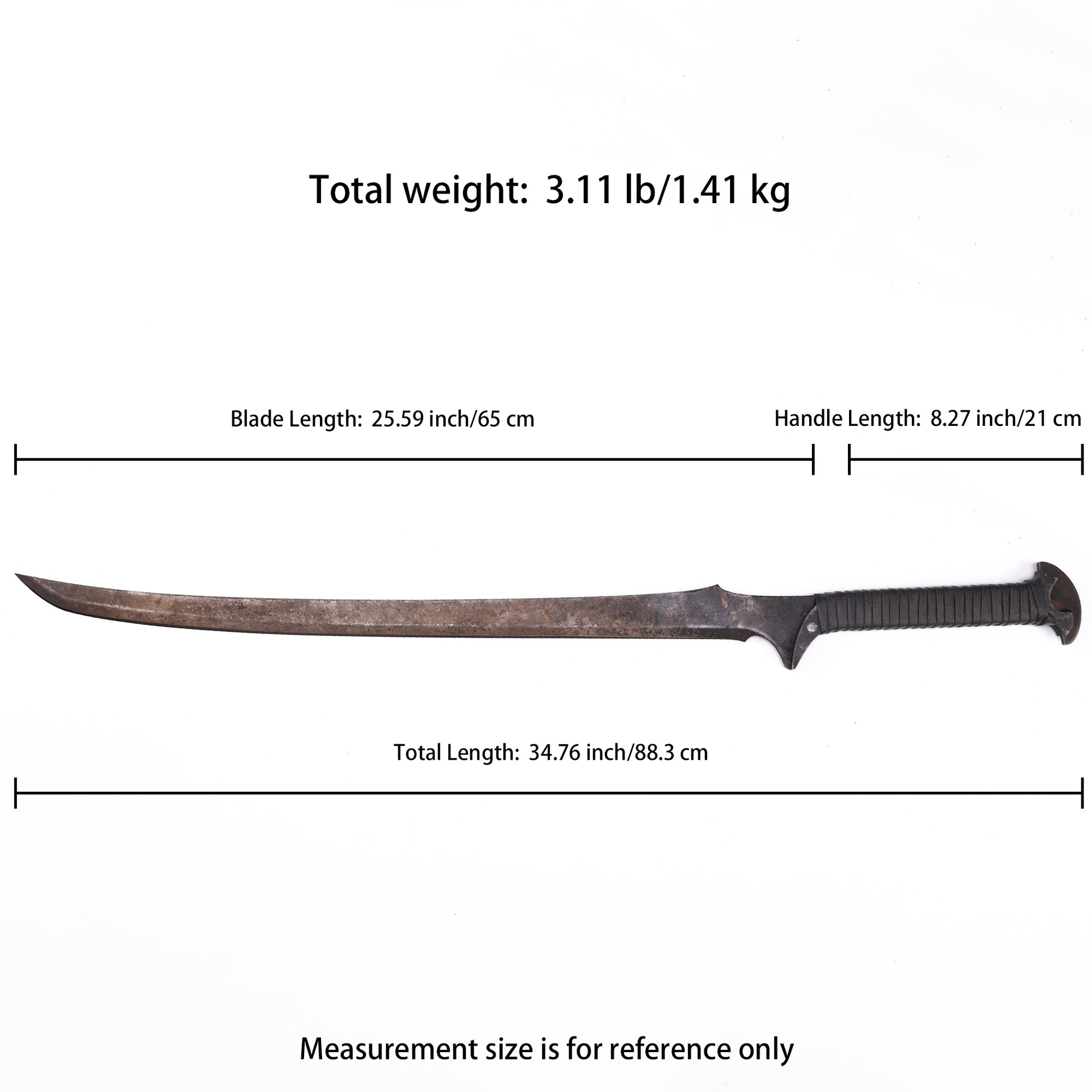 Dimensional drawing: Elven King Tactical Knife - Dimensional annotation