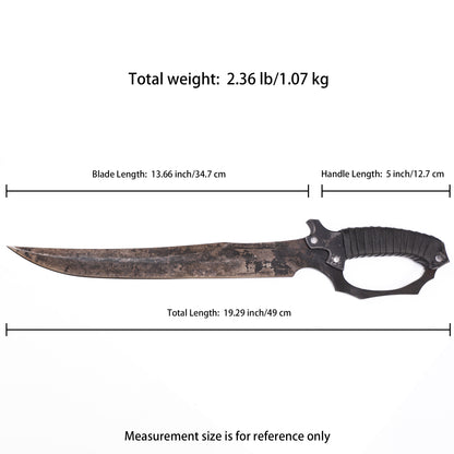 Dimensional drawing: Captain Dagger Sword - Dimensional annotation