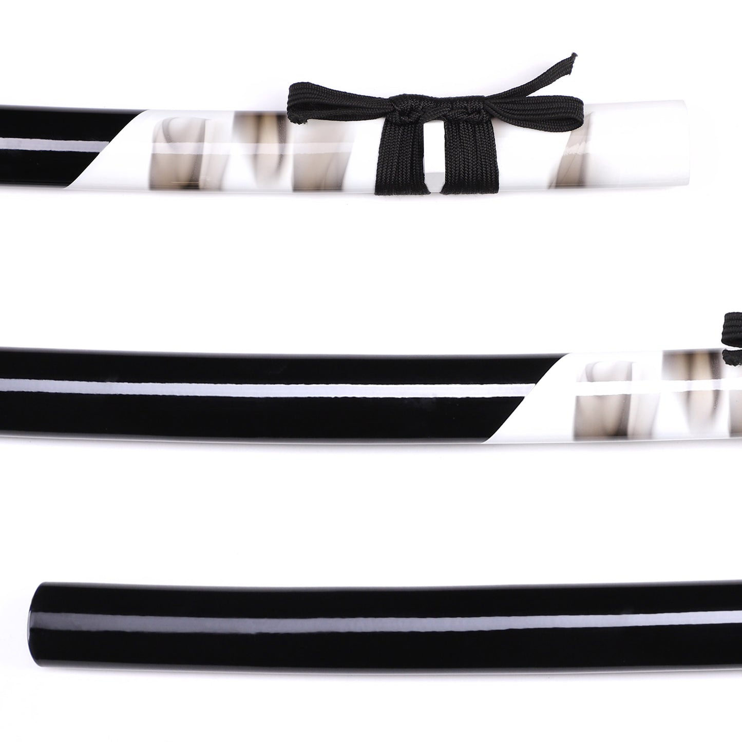 Silver Dragon Tsuba Samurai Katana