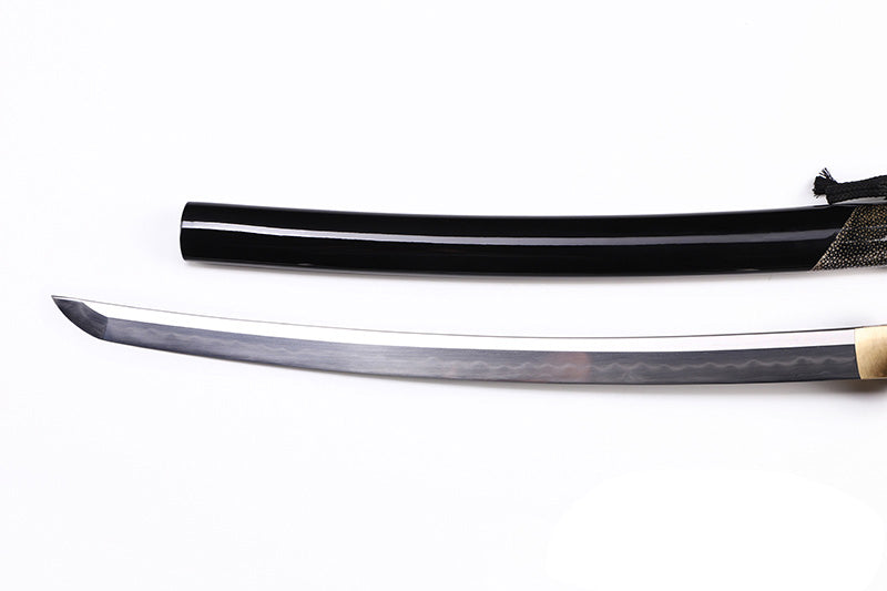 Black & Gold Dragon Relief Samurai Katana