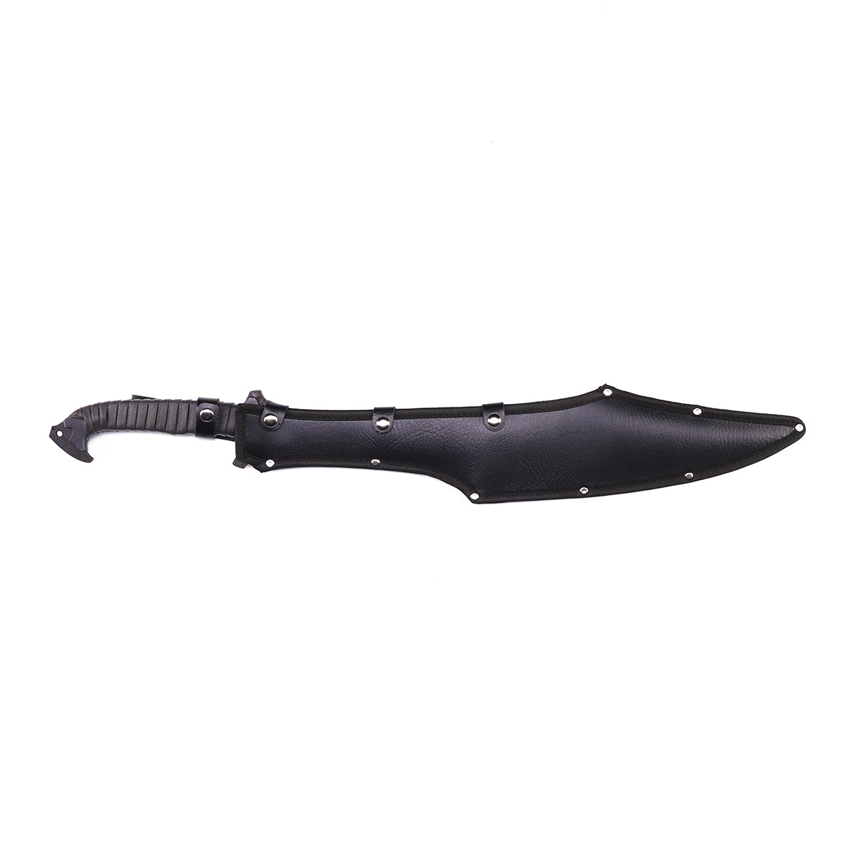 Spartan warrior sword replica with leaf-shaped blade - Sheath diagram
