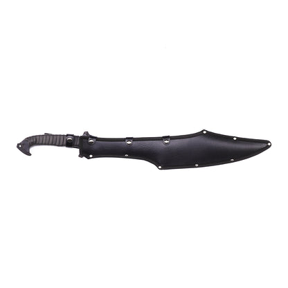 Spartan warrior sword replica with leaf-shaped blade - Sheath diagram