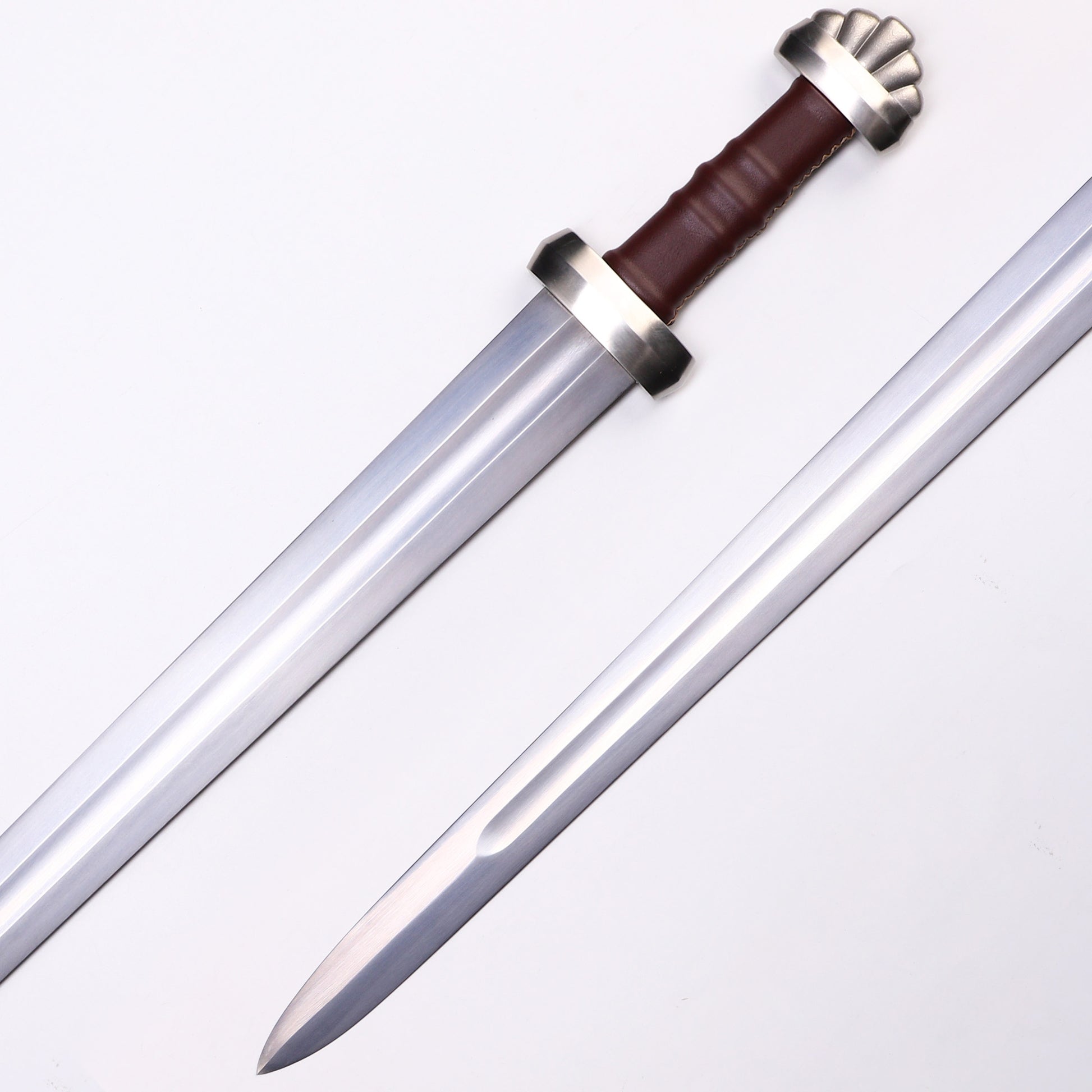 Detail Image: Viking Sword 1060 High Carbon Steel Razor Sharp Blade Full Tang - Blade Details