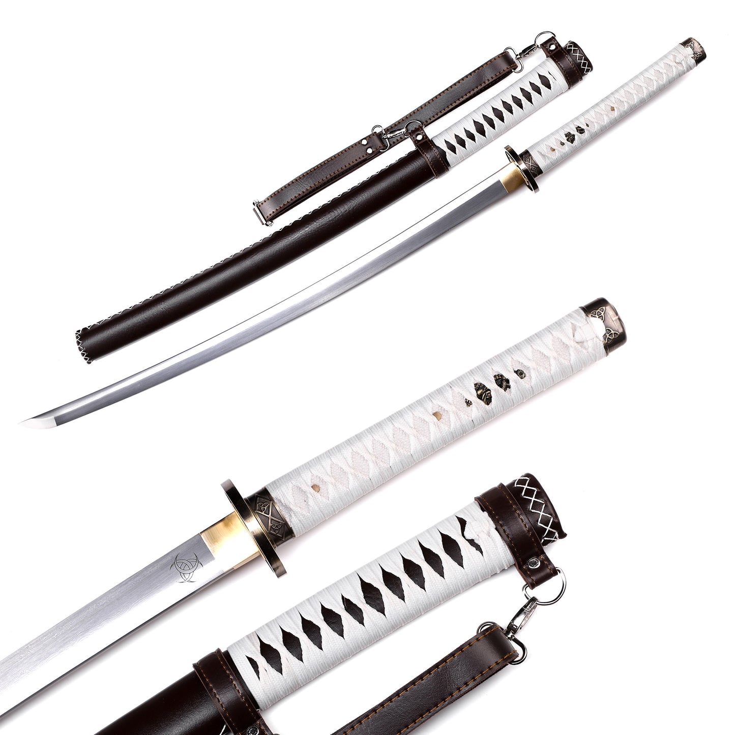 "The Walking Dead" character Mijiong, the Saber Lady, wields a patterned steel samurai sword