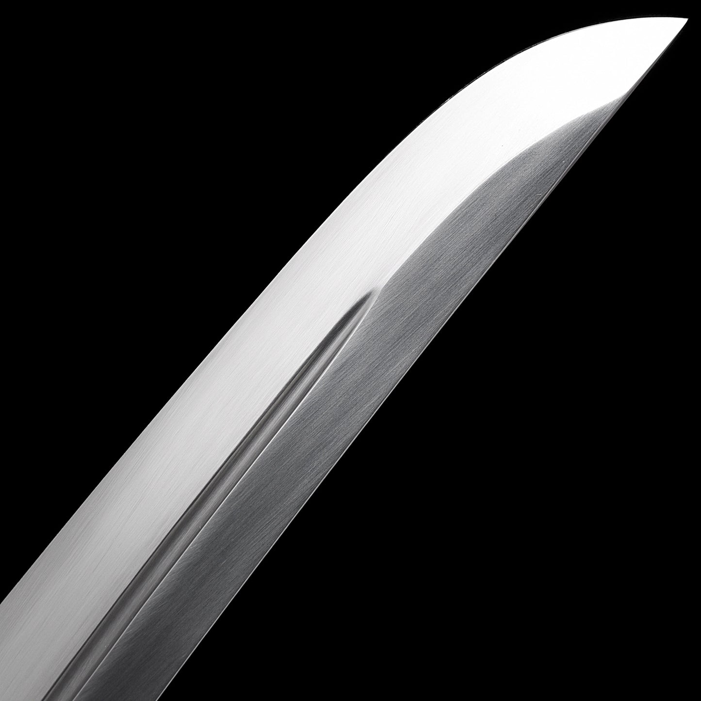 Black Tanto with Red Handle Inlay