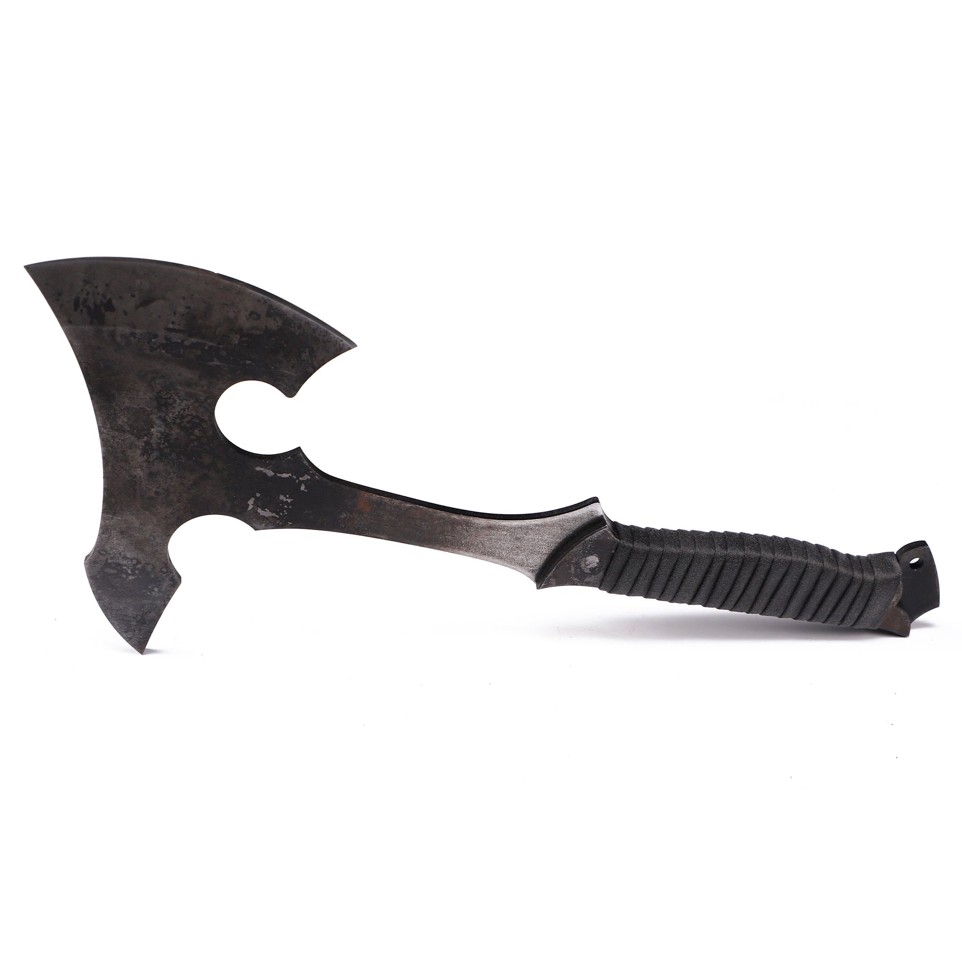 Side view: Battle Axe - lateral display