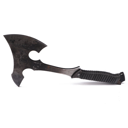 Side view: Battle Axe - lateral display