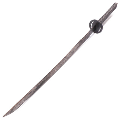 Side view: Katana sword - oblique side display