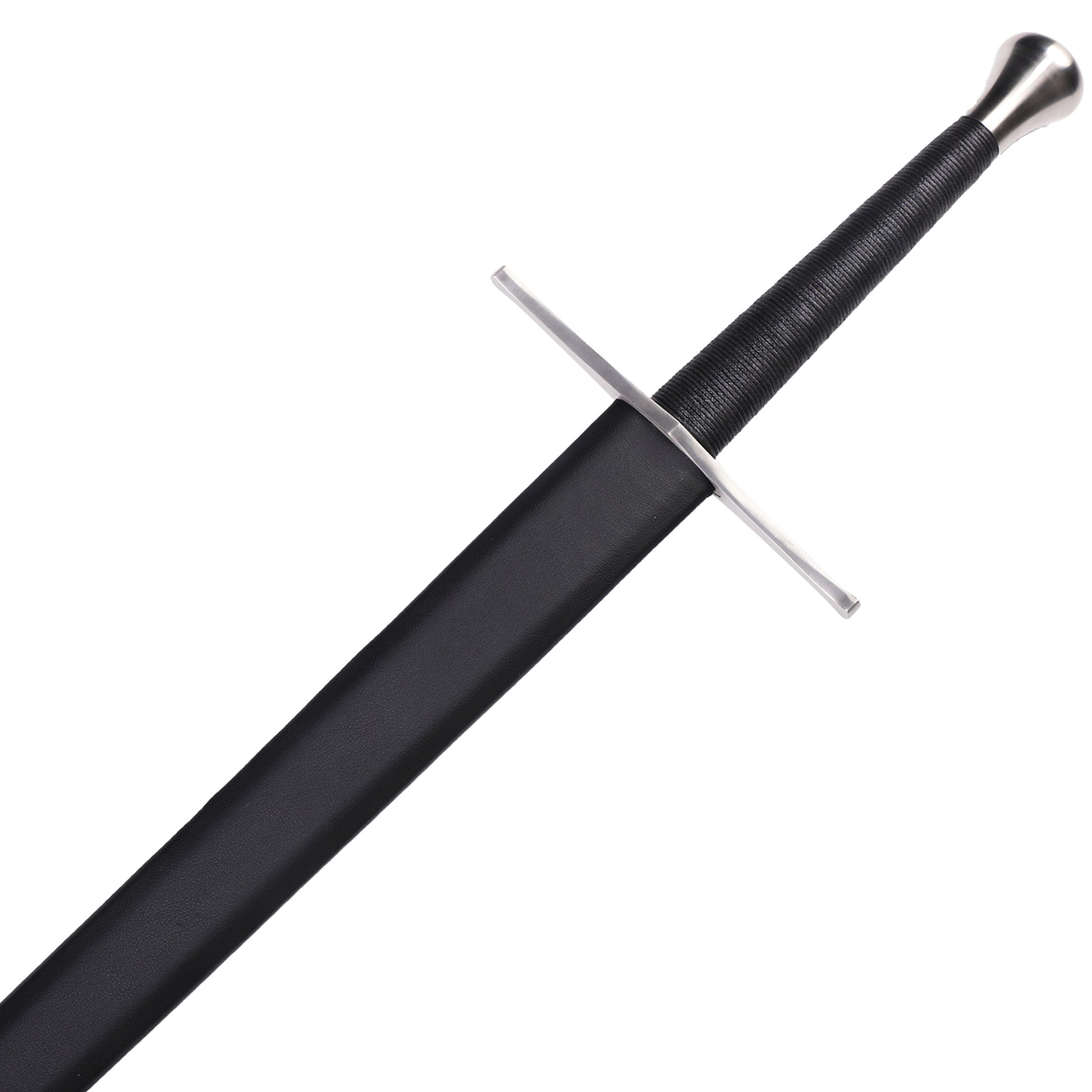 Detail Image: 44.3 "Medieval King Arthur Sword with Wooden Sheath - Sheath Details