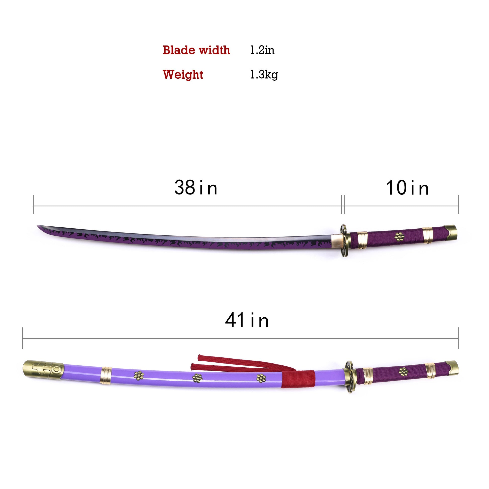 Full length dimension diagram