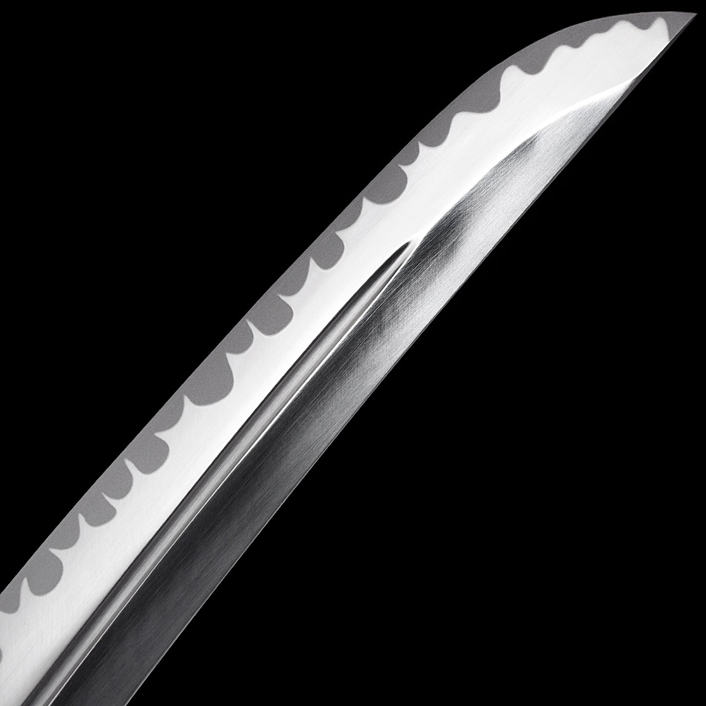 Gold Handle & Blue Marbled Saya Tanto