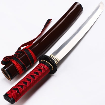 Red Handle & Brown Saya Tanto