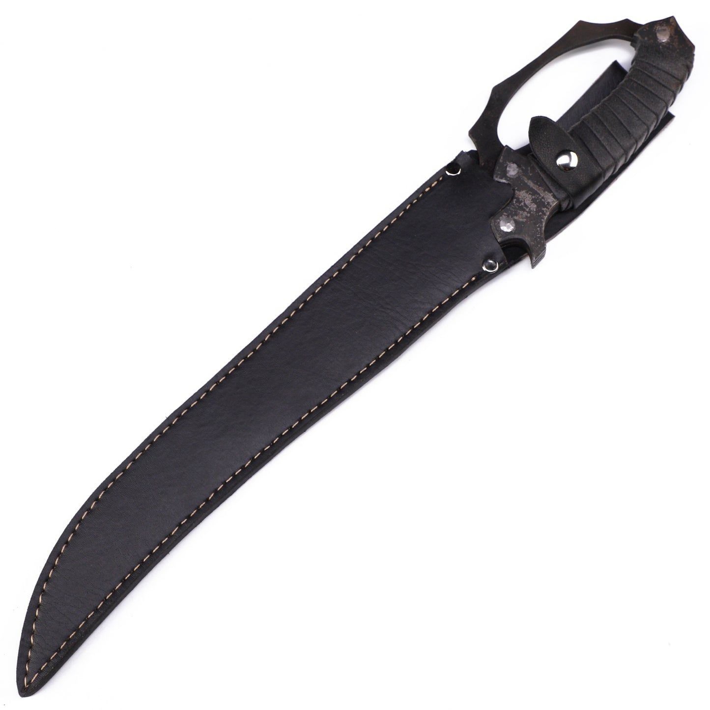 Back view of scabbard: Captain Dagger Sword - details of scabbard