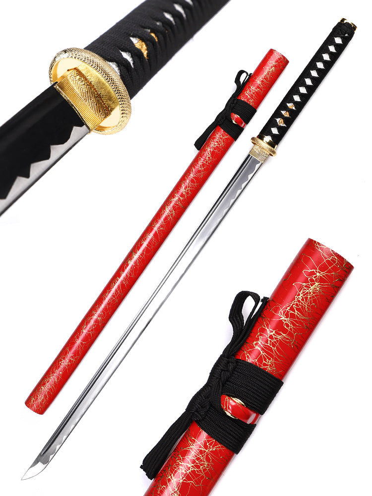 Panoramic view of samurai sword