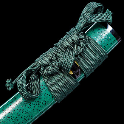 Green Saya & Handle Tanto