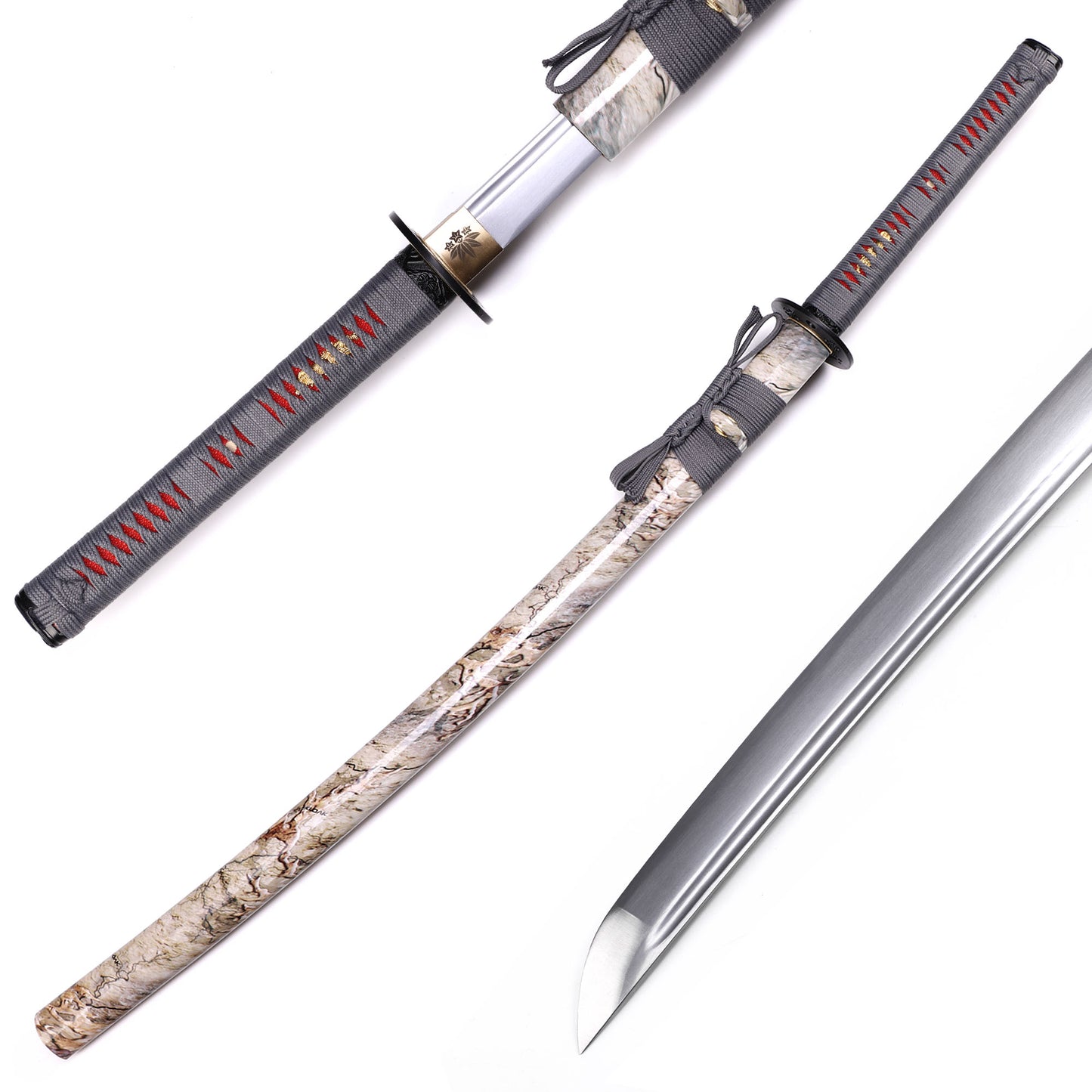 Samuria Sword Gray Tsuka