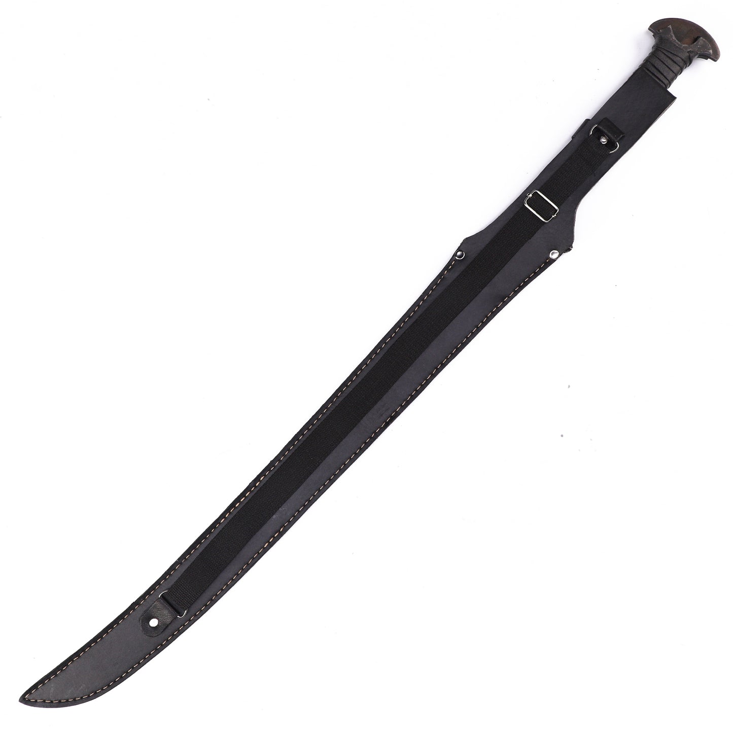 Back view of scabbard: Elven King Tactical Knife - details of scabbard